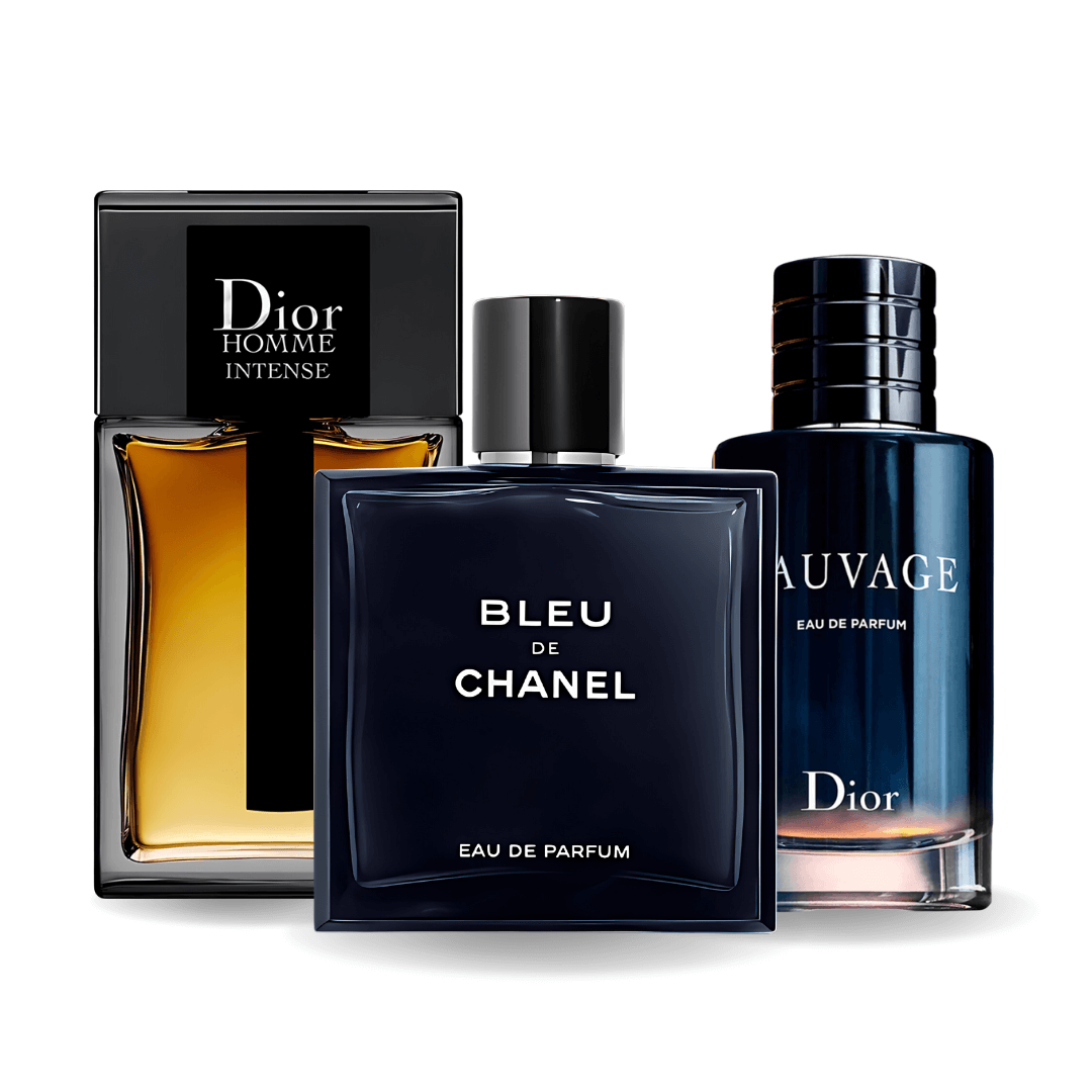 3-dijelni promotivni paket: Sauvage Dior, Bleu de Chanel i Dior Homme Intense 100ml